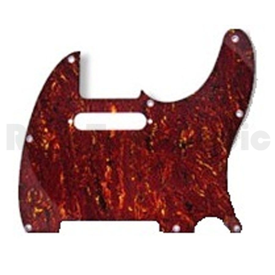 Fender Pickguard Telecaster 8 Hole Mount 4 Ply Tortoise Shell Rich Tone Music 3776