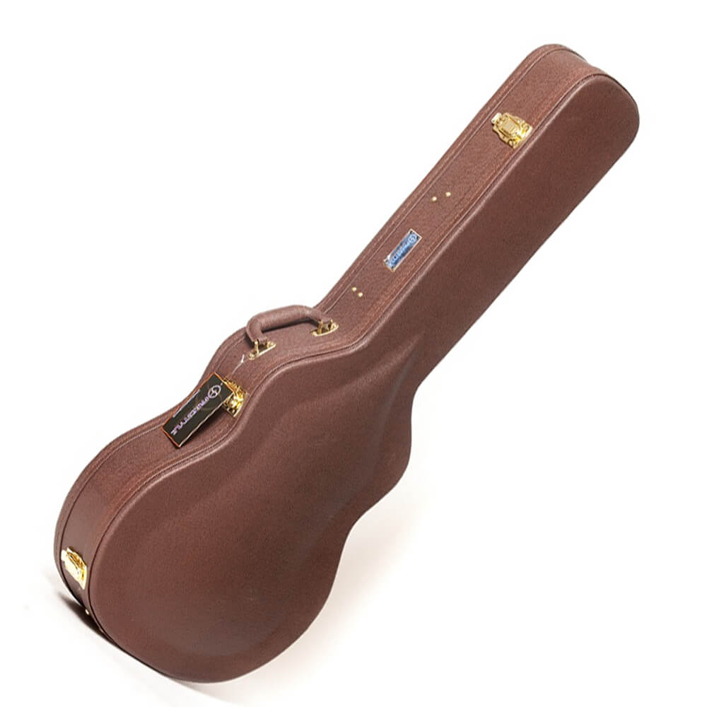 Freestyle Case Co HardShell Wood Case For 335 Style Guitars Brown