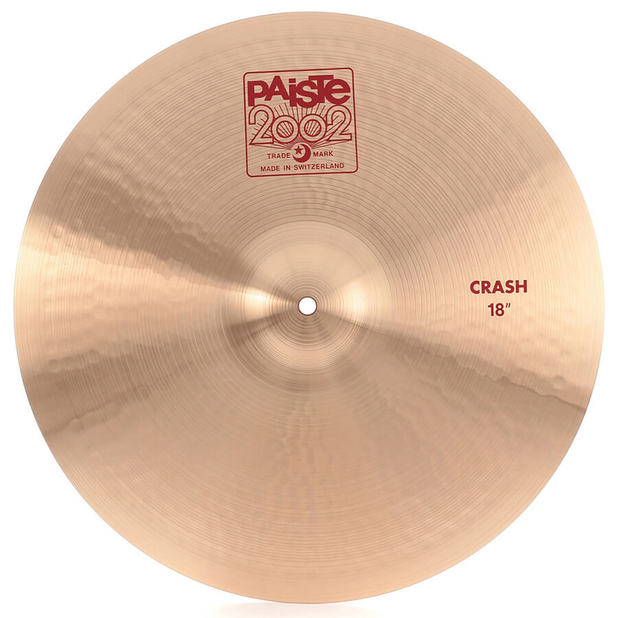 Paiste 18 inch 2002 Crash Cymbal Rich Tone Music