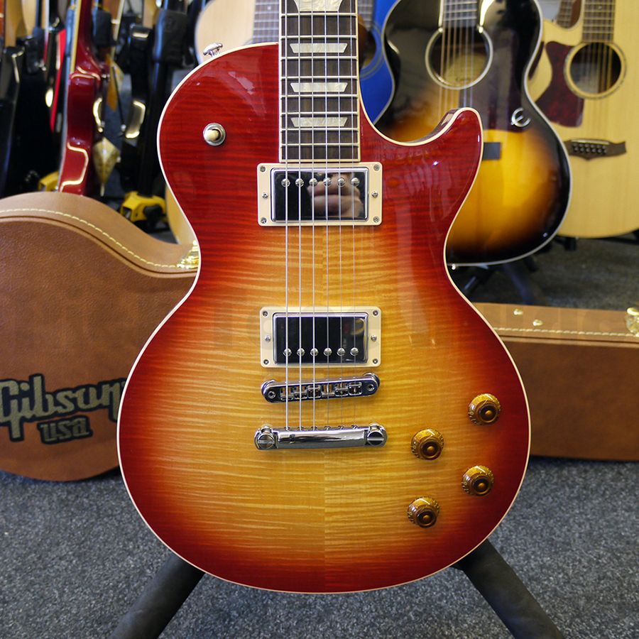 Gibson Les Paul Standard T Heritage Cherry Sunburst W Case Ex Demo Rich Tone Music