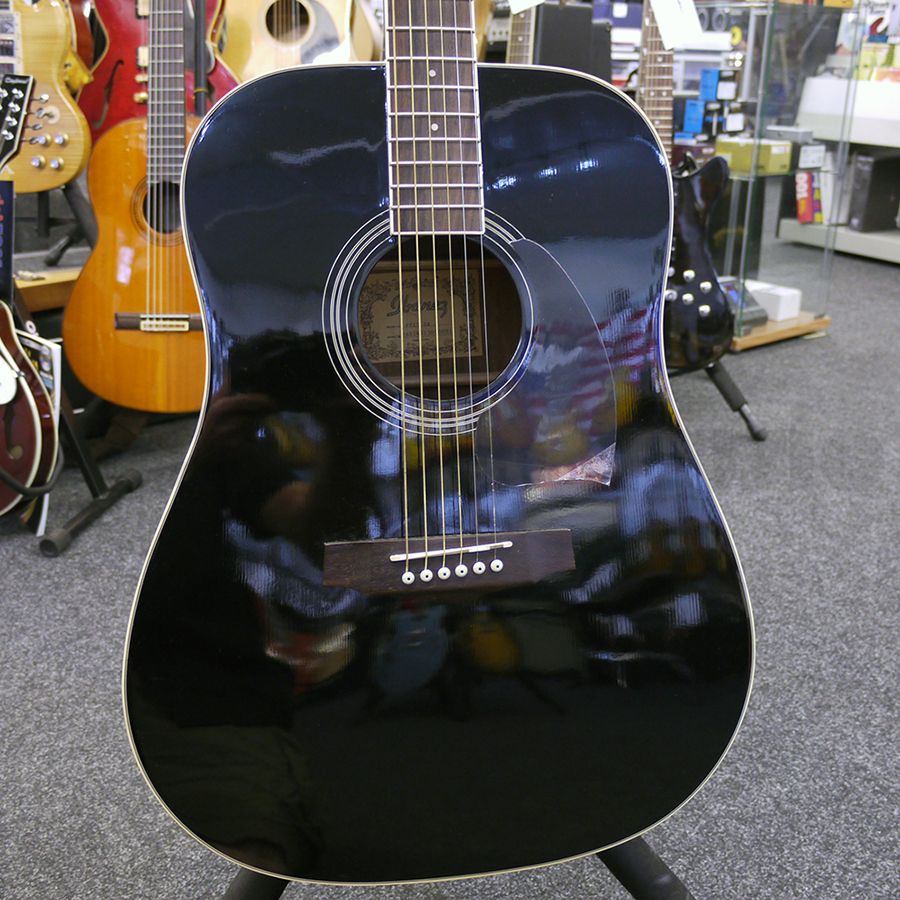 Ibanez PF15BK Black Acoustic Guitar Ex Demo Rich Tone Music