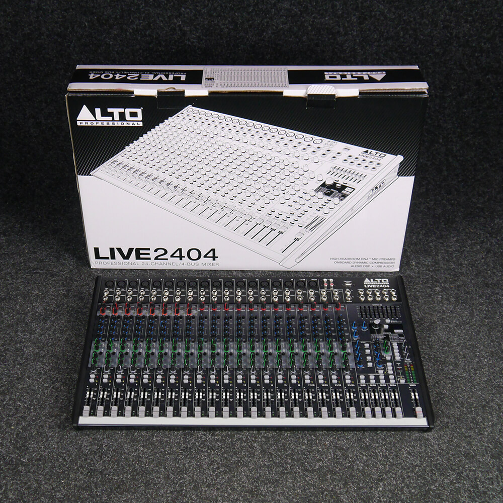 Alto Live 2404 Mixing Desk W Box 2nd Hand Rich Tone Music