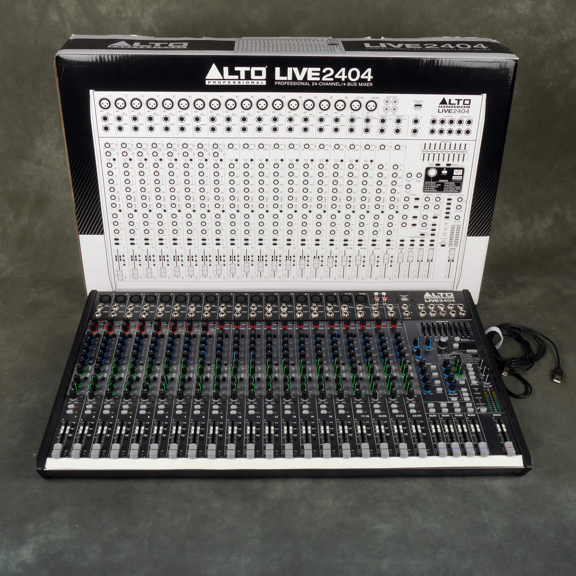 Alto Live 2404 Mixing Desk W Box 2nd Hand Rich Tone Music