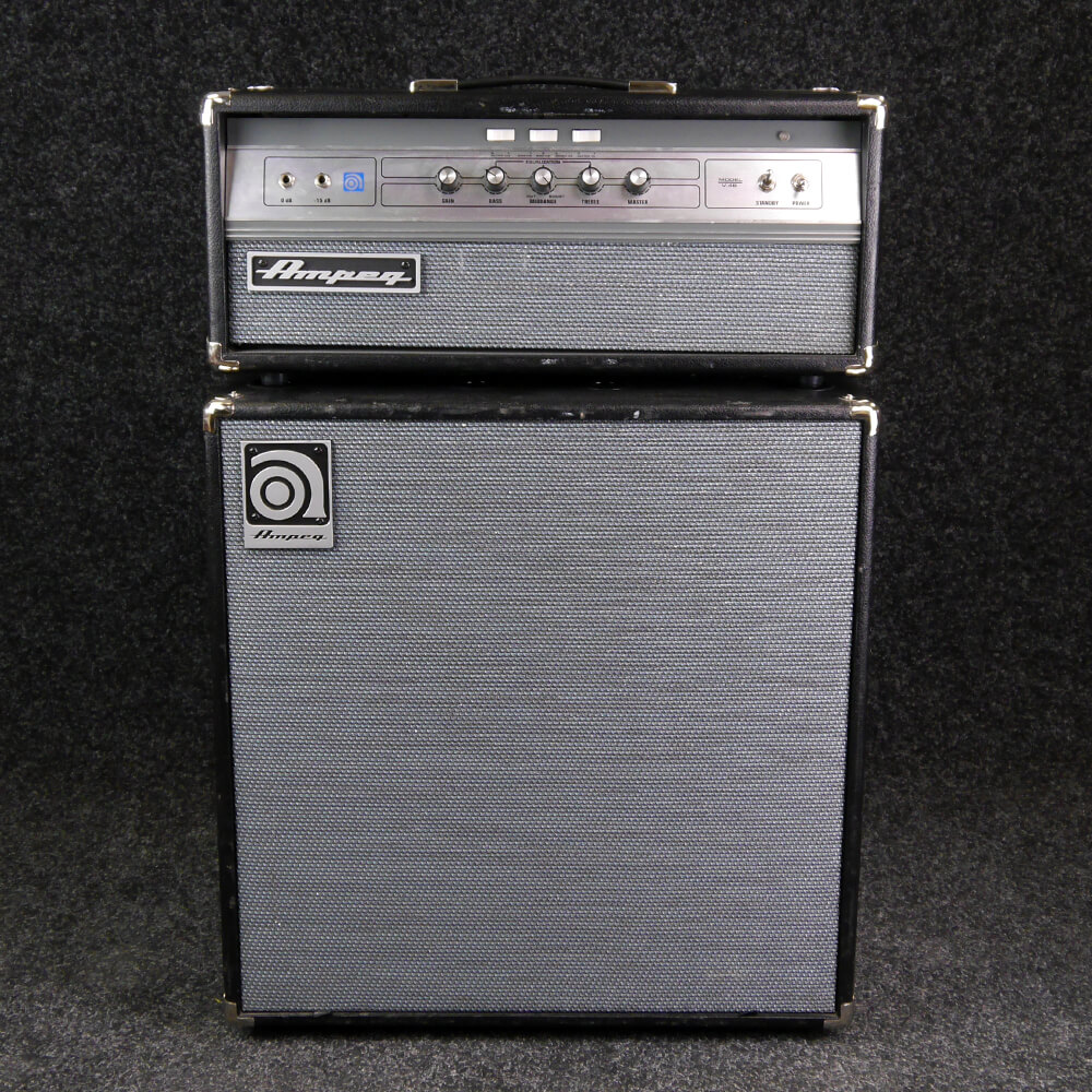 Ampeg V 4B Bass Amp Head W SVT212AV Cabinet 2nd Hand COLLECTION Ampeg V 4B Bass Amp Head W SVT212AV Cabinet 2nd Hand COLLECTION