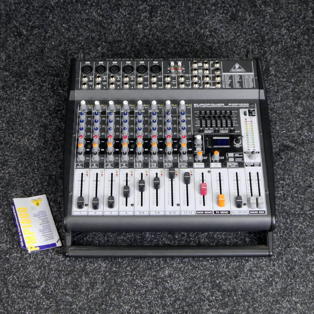 Behringer PMP1000 Powered Mixer 2nd Hand **COLLECTION ONLY** Rich