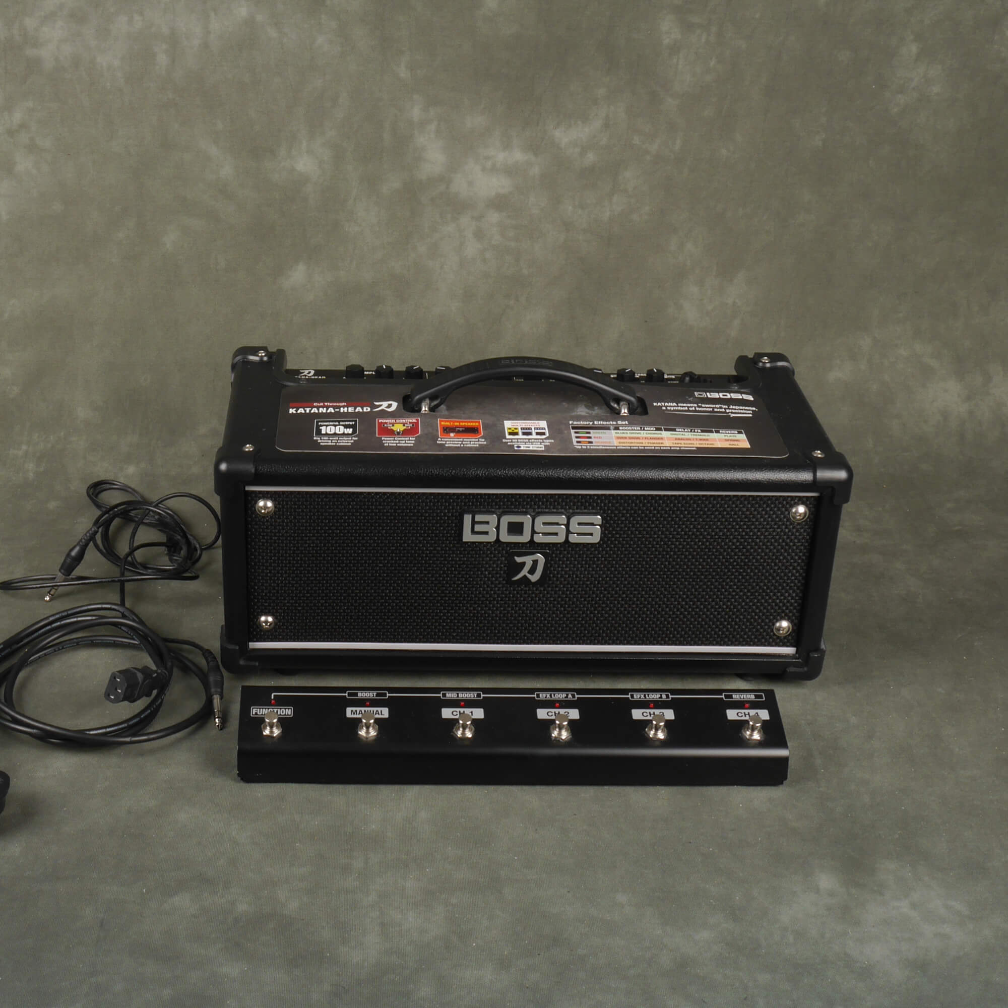 Boss Katana Head with GAFC Footswitch 2nd Hand Rich Tone Music