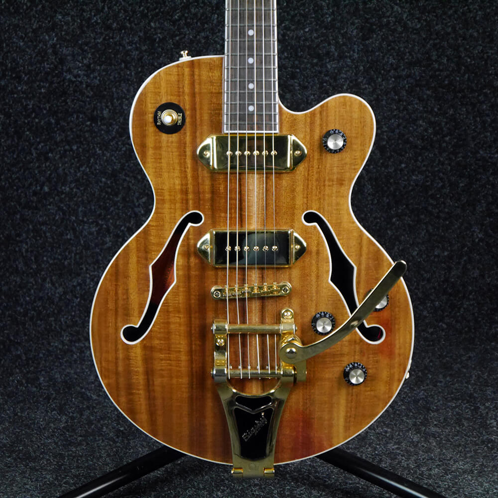 Epiphone Wildkat Koa Semi Hollow Guitar - Natural - 2nd Hand | Rich