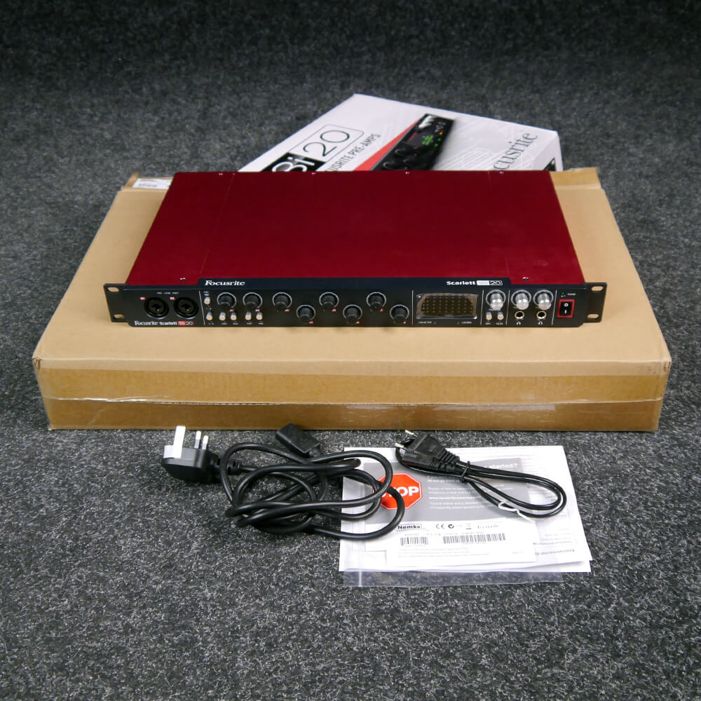 Focusrite Scarlett 18i20 1st Gen Audio Interface Rack W Box 2nd Hand