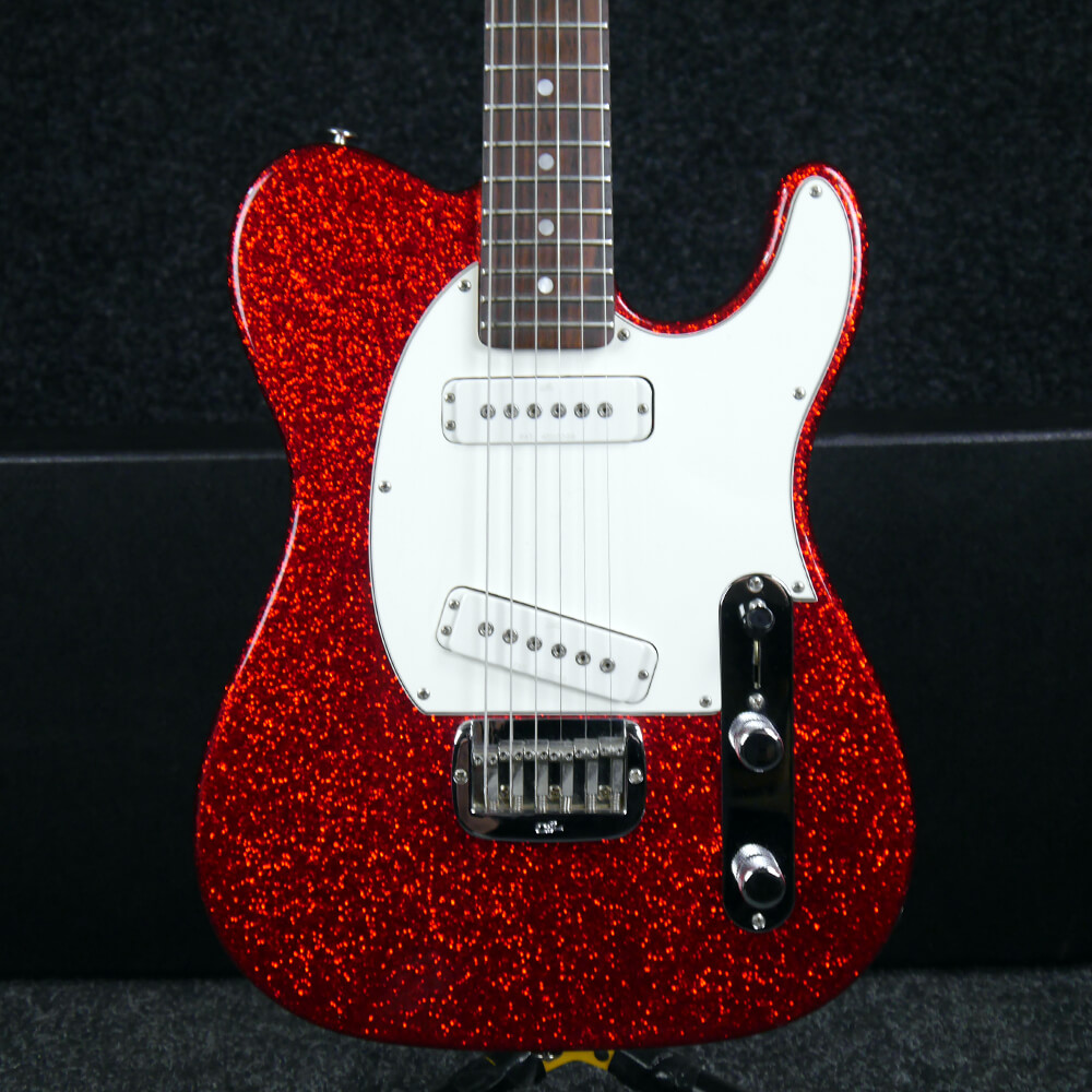 Gandl Tribute Series Asat Special Electric Guitar Red Sparkle W Case 2nd Hand Rich Tone Music