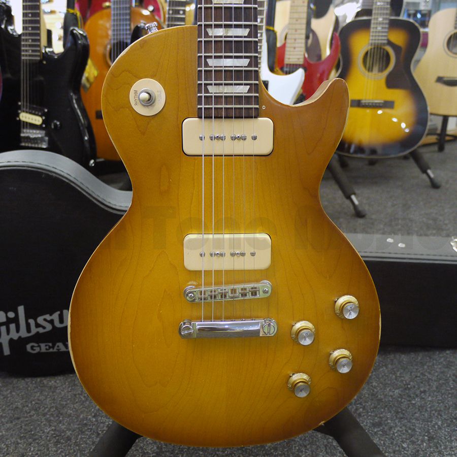 Gibson Les Paul 60s Tribute P90 Honey Burst W Case 2nd Hand Rich