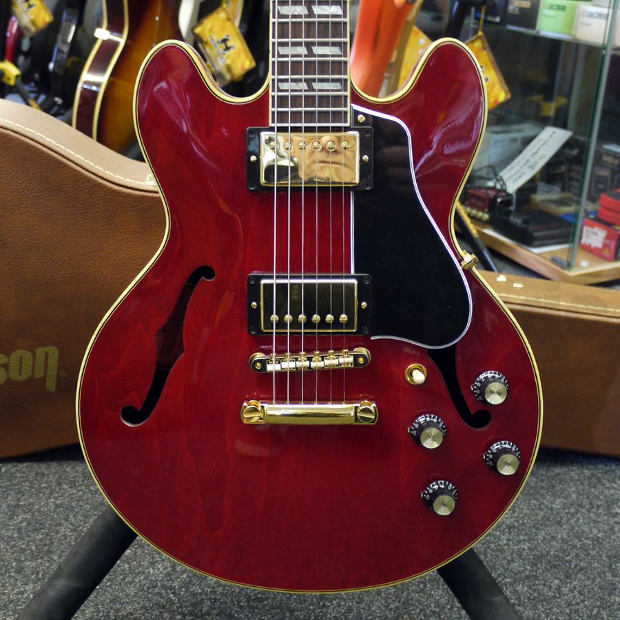 Gibson Memphis ES 349 Cherry Gold Hardware w/ Case