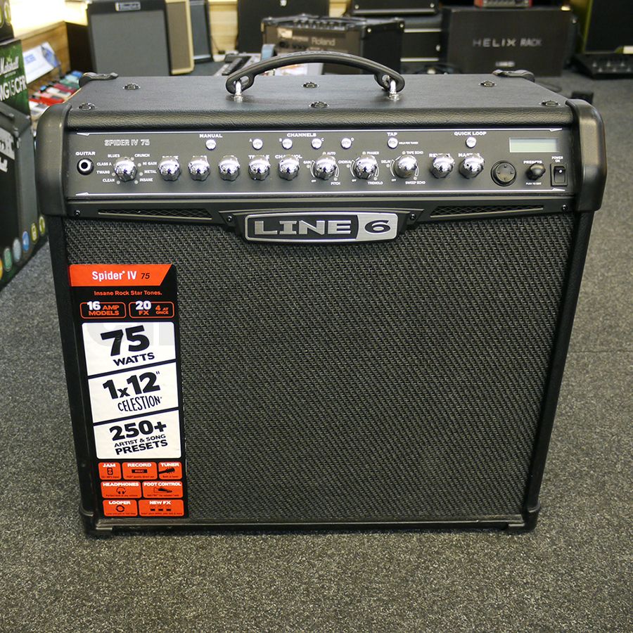 Line 6 Spider IV 75 Combo Guitar Amp - 2nd Hand | Rich Tone Music