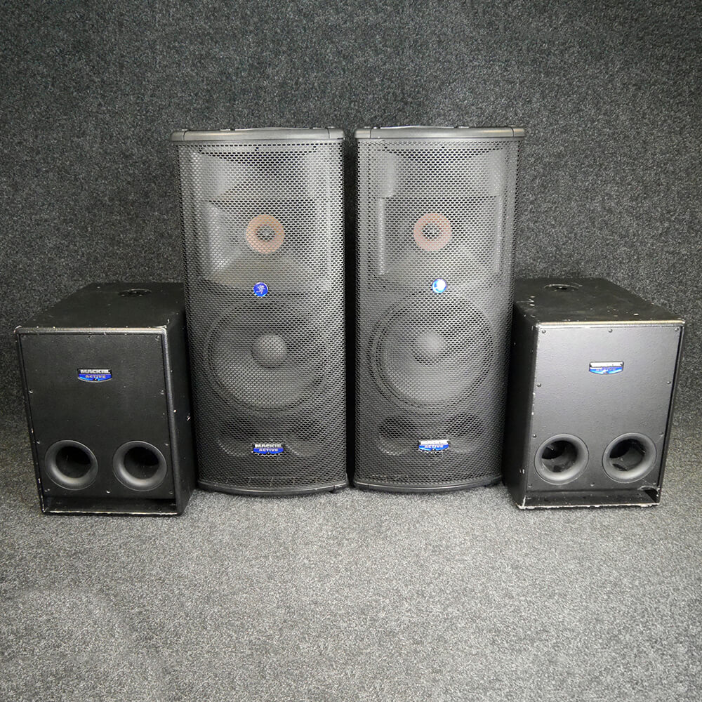 mackie srs1500 active subwoofer