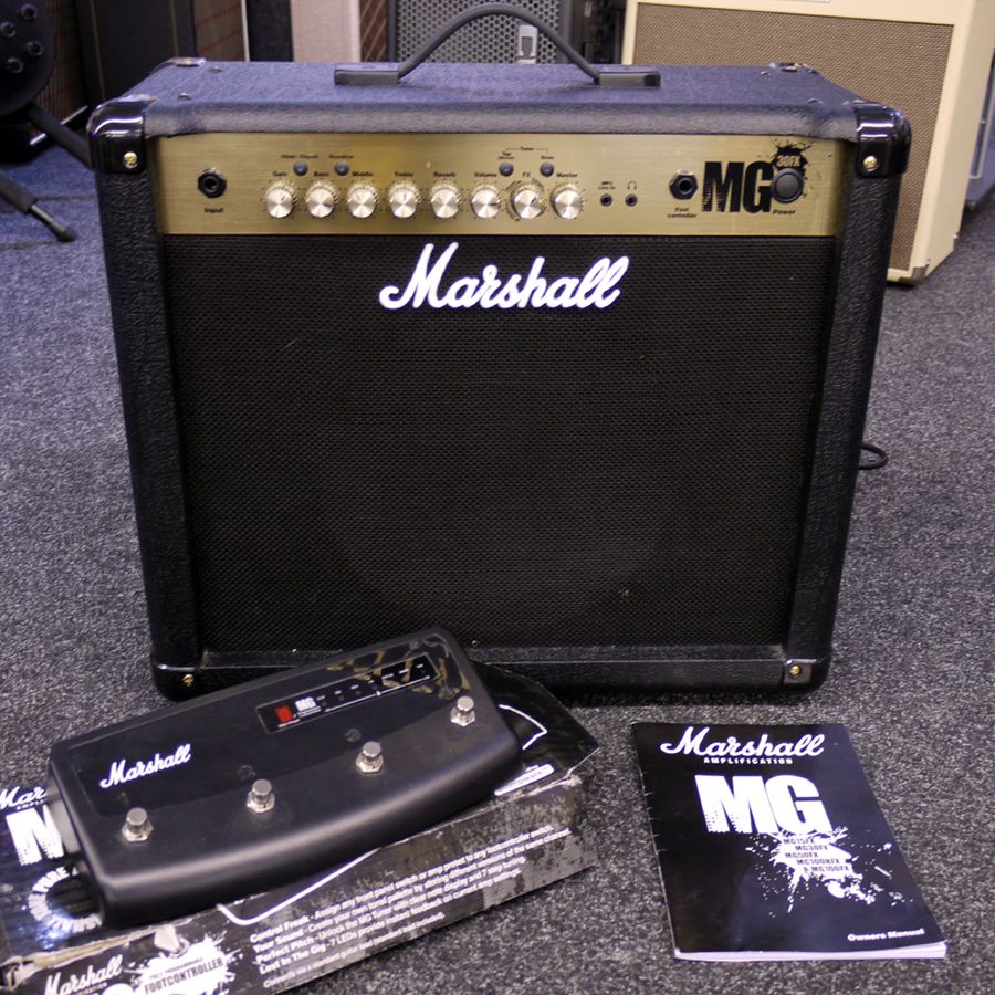 Marshall MG30DFX Guitar Combo Amp w/ Foot Switch 2nd Hand Rich Tone