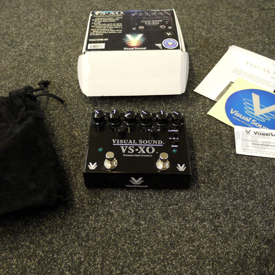 Visual Sound Vs Xo Dual Overdrive Fx Pedal W Box Bag 2nd Hand Rich Tone Music