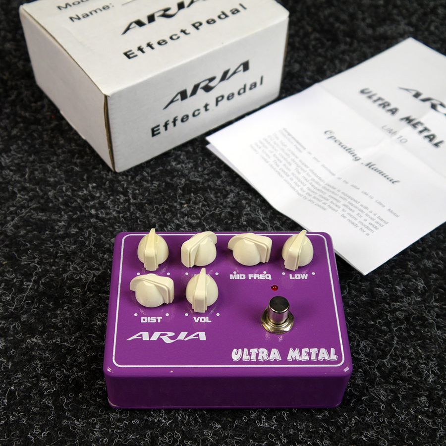 Aria Ultra Metal AUM1 FX Pedal w/ Box 2nd Hand Rich Tone Music