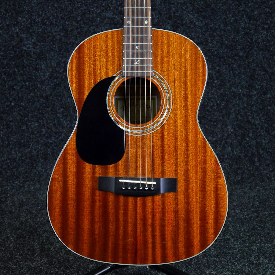 Zager 38 Inch Parlor Size Solid African Mahogany Acoustic LH 2nd