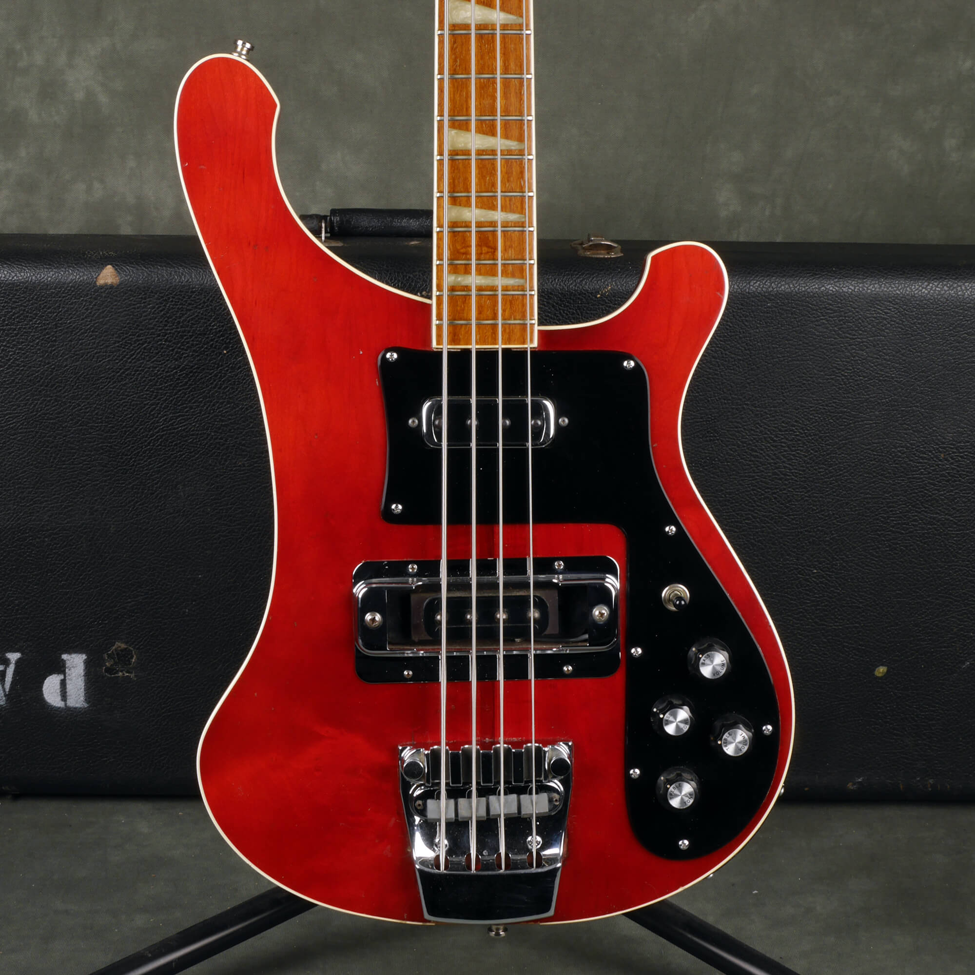 Rickenbacker 4001 Bass Guitar, 1978 - Burgundyglo w/Hard Case - 2nd