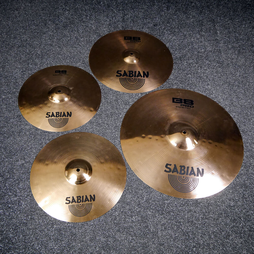 Sabian B8 Pro Cymbal Pack 14 16 20 2nd Hand Rich Tone Music
