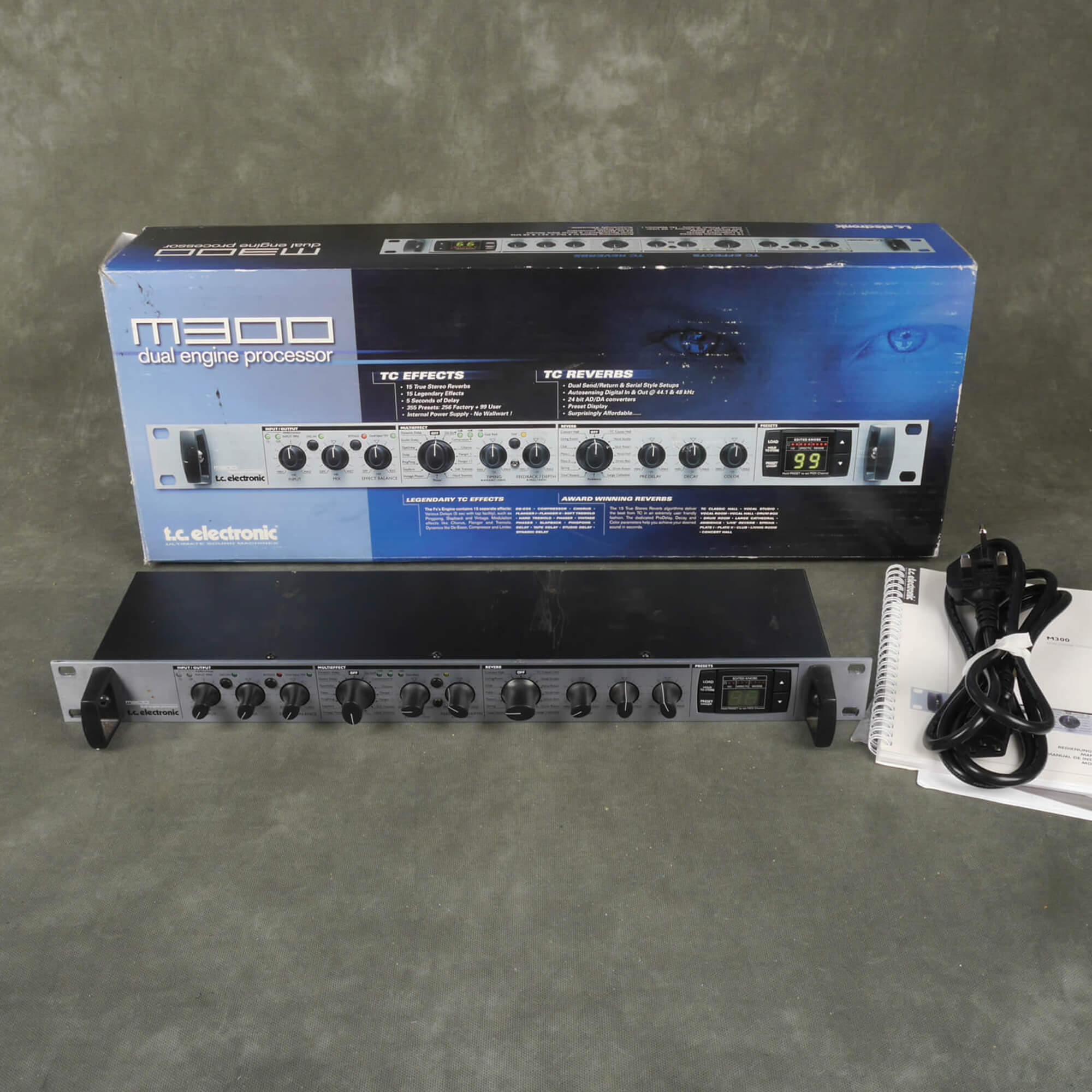 TC Electronic M300 Rack Multi FX Unit w/Box 2nd Hand Rich Tone Music