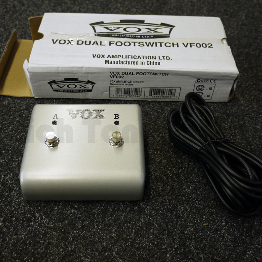 Vox Vf 002 Dual Footswitch W Box 2nd Hand Rich Tone Music