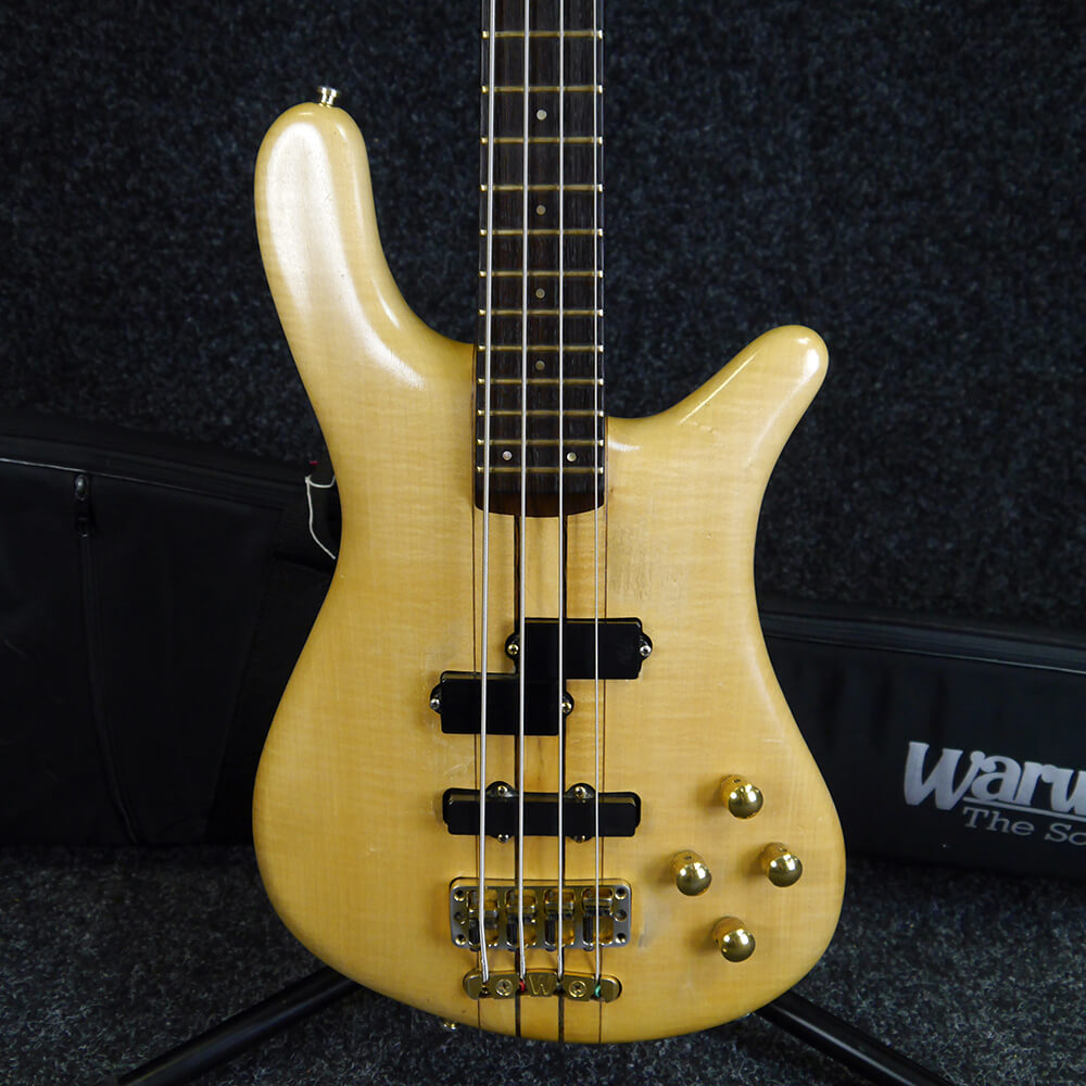 Warwick Streamer Bass, 1990 Natural w/Gig Bag 2nd Hand Rich Tone