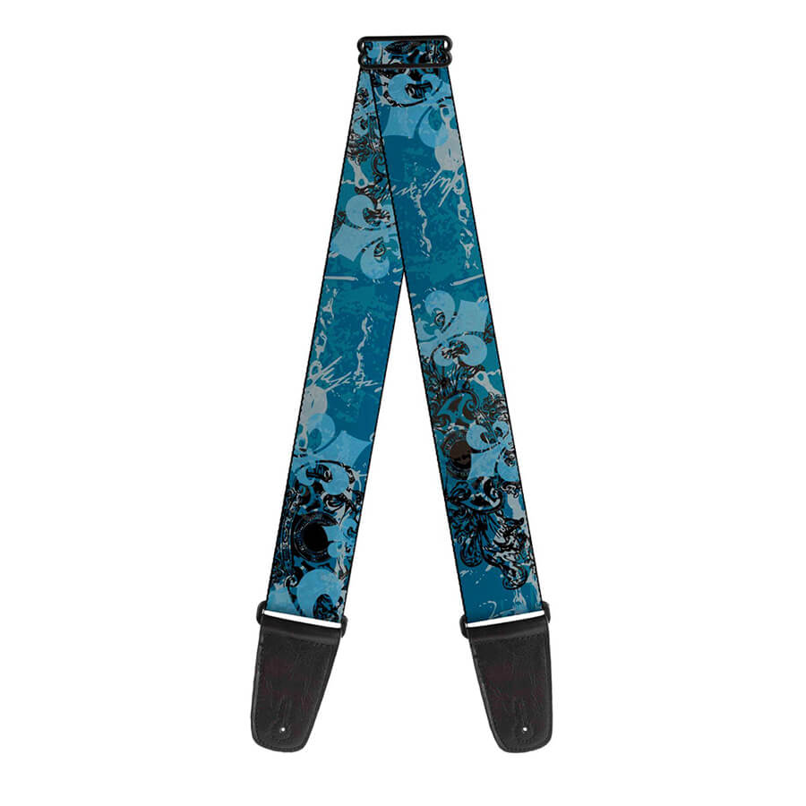 Buckle Down Gothic 8 Guitar Strap Rich Tone Music