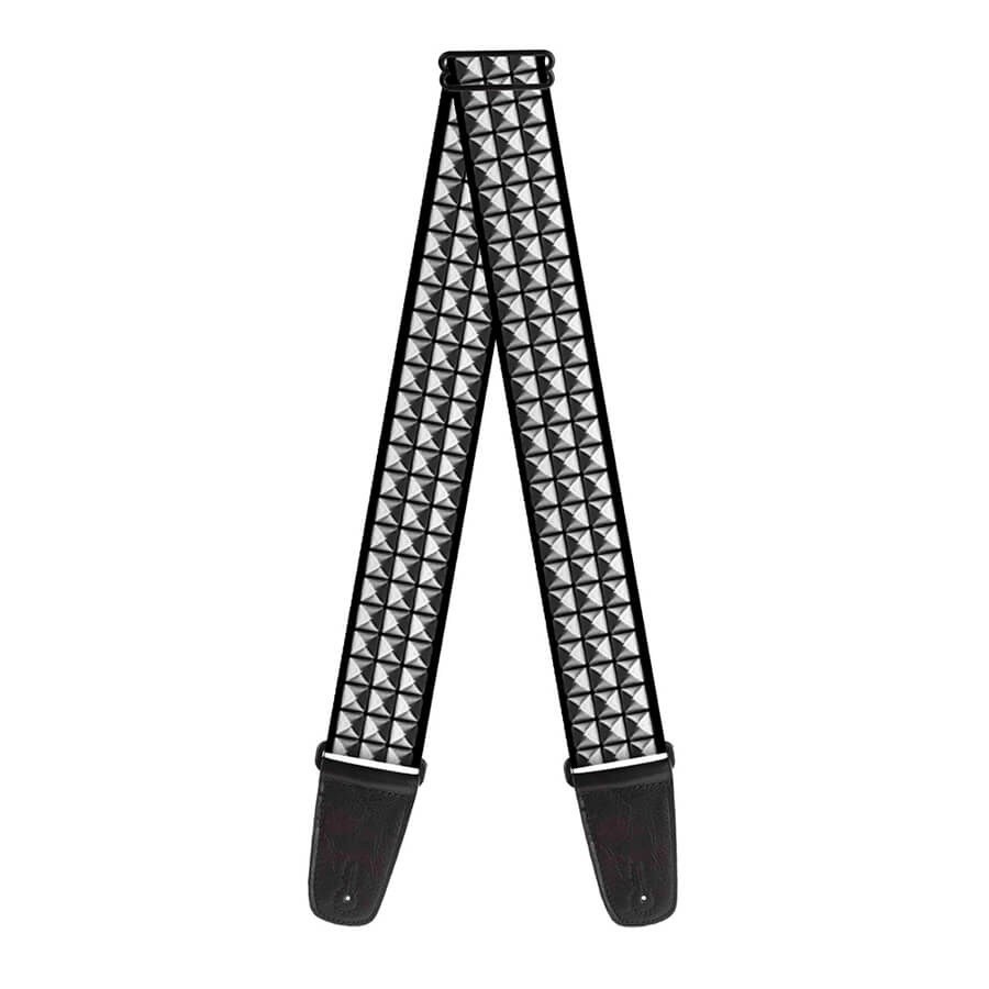 Buckle Down Studs Nylon Print Guitar Strap Rich Tone Music