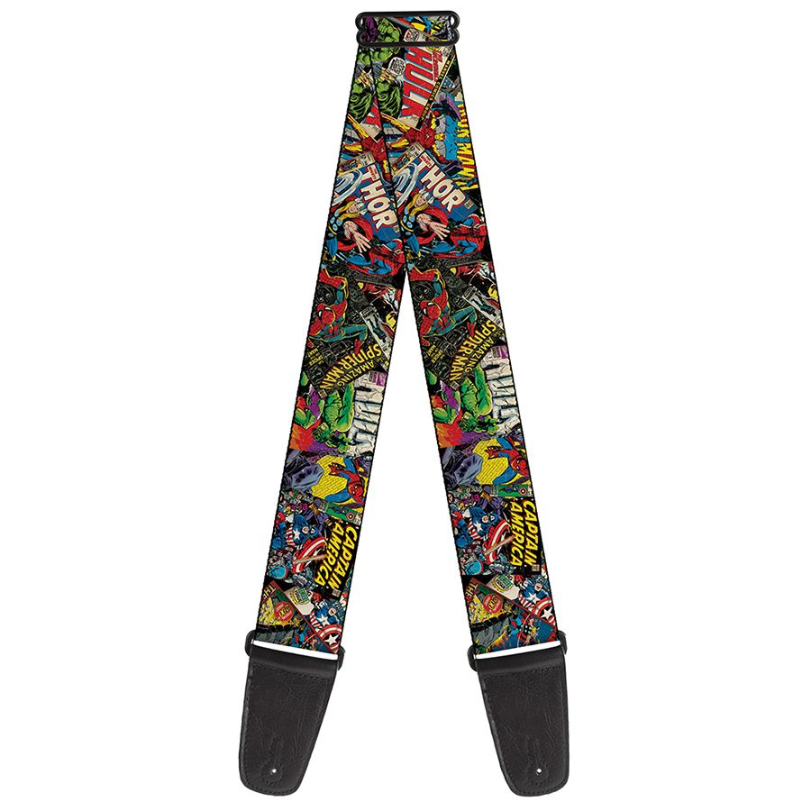 Buckle Down Marvel Comics Guitar Strap Rich Tone Music