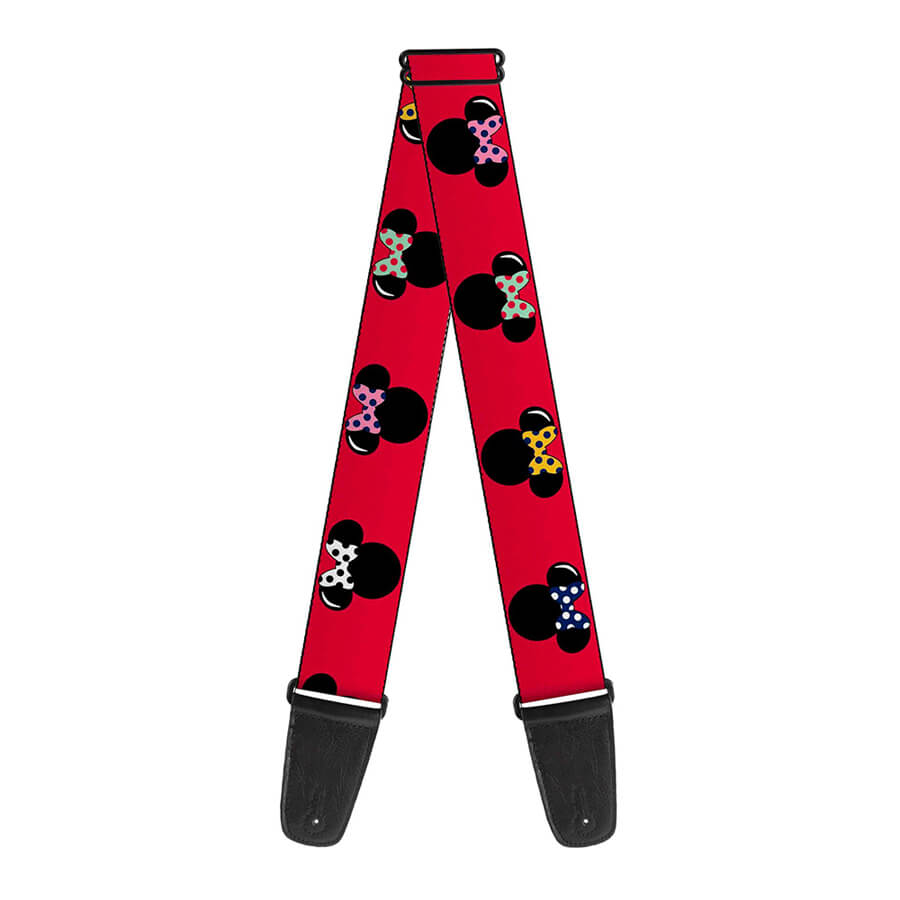 Buckle Down Disney Minnie Mouse Guitar Strap Rich Tone Music