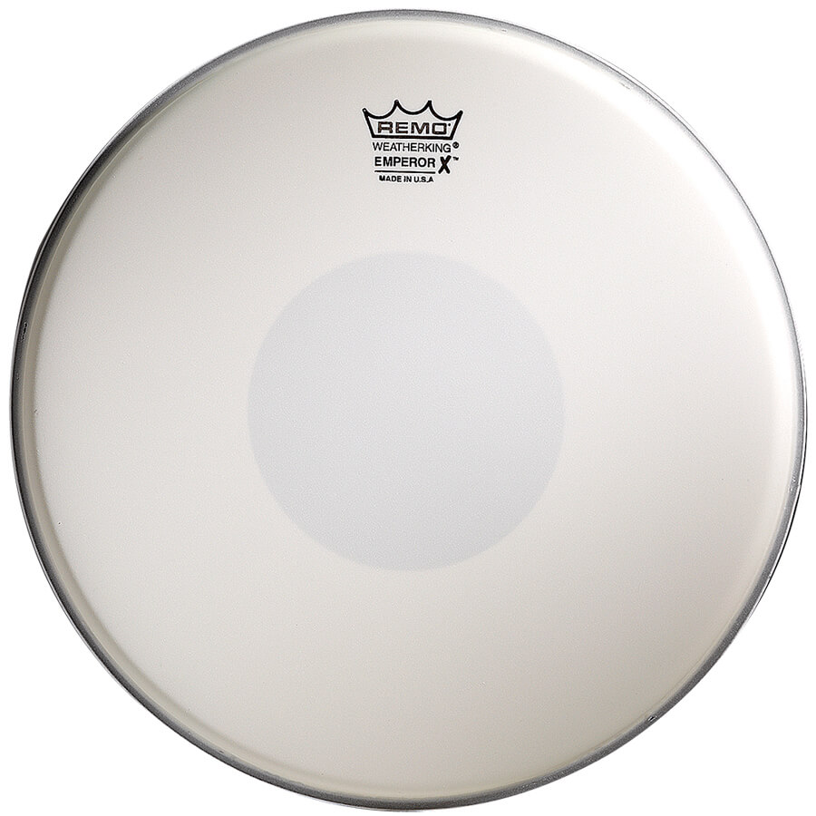 Remo BX011410 Emperor X Coated Drum Head Bottom Black Dot, 14