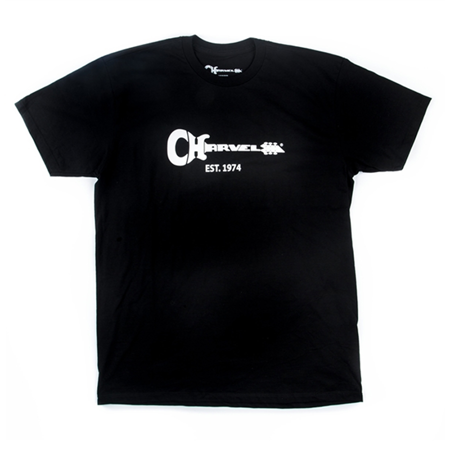 Charvel Guitar Logo T-Shirt - Black - XXL | Rich Tone Music