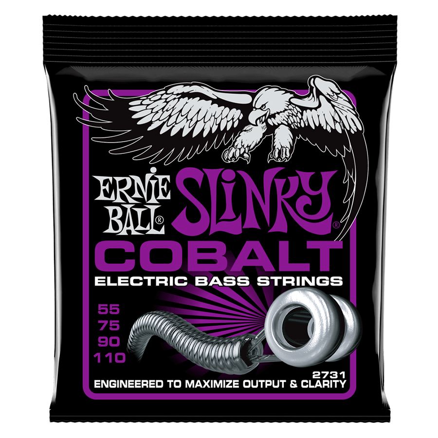 Ernie Ball 2731 Power Slinky Cobalt Bass Strings 55110 Rich Tone Music