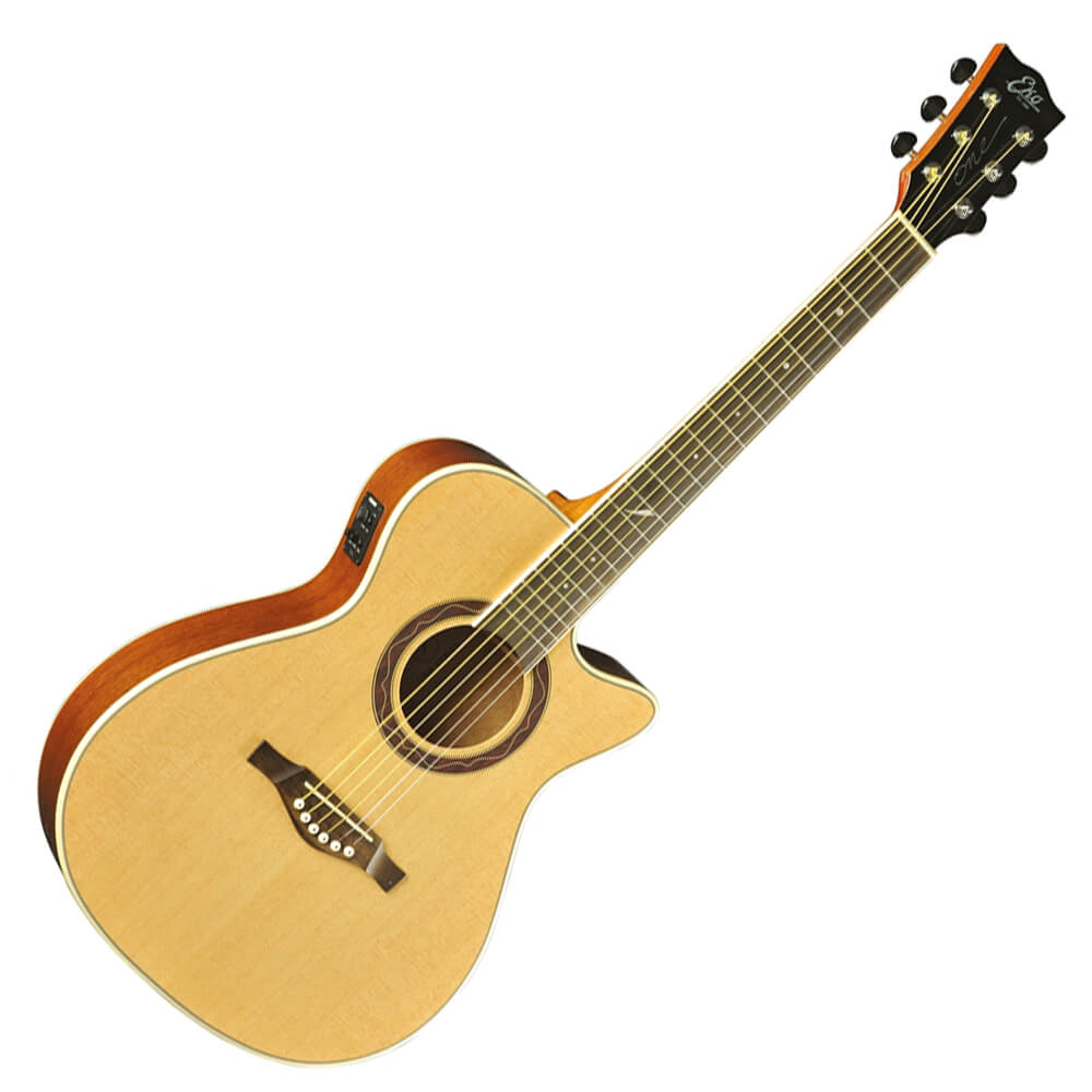 Eko One Cw Eq Electro Acoustic Guitar Natural Rich Tone Music