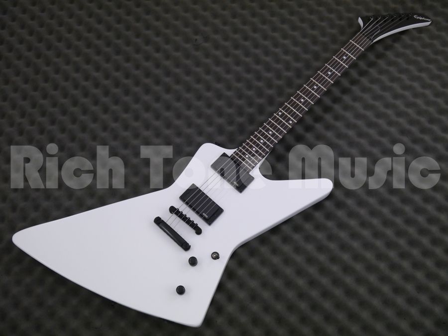 Epiphone 1984 Explorer EX (EMG81/85) Alpine White Rich Tone Music