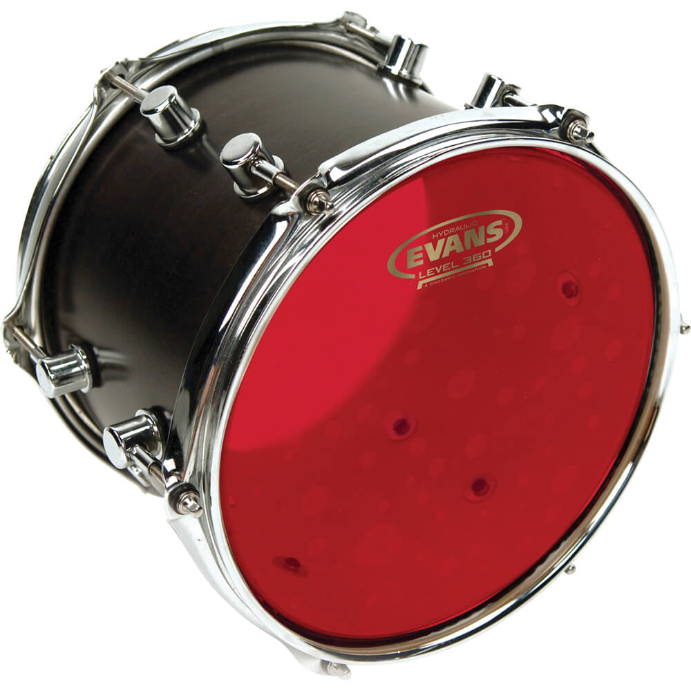 Evans Hydraulic Red Drum Head, 13 Inch Rich Tone Music