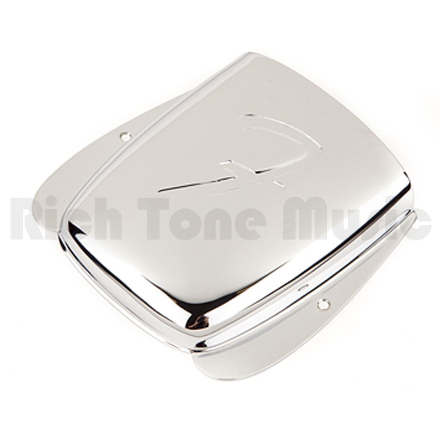 Fender Bridge Cover Chrome Jazz Bass Rich Tone Music