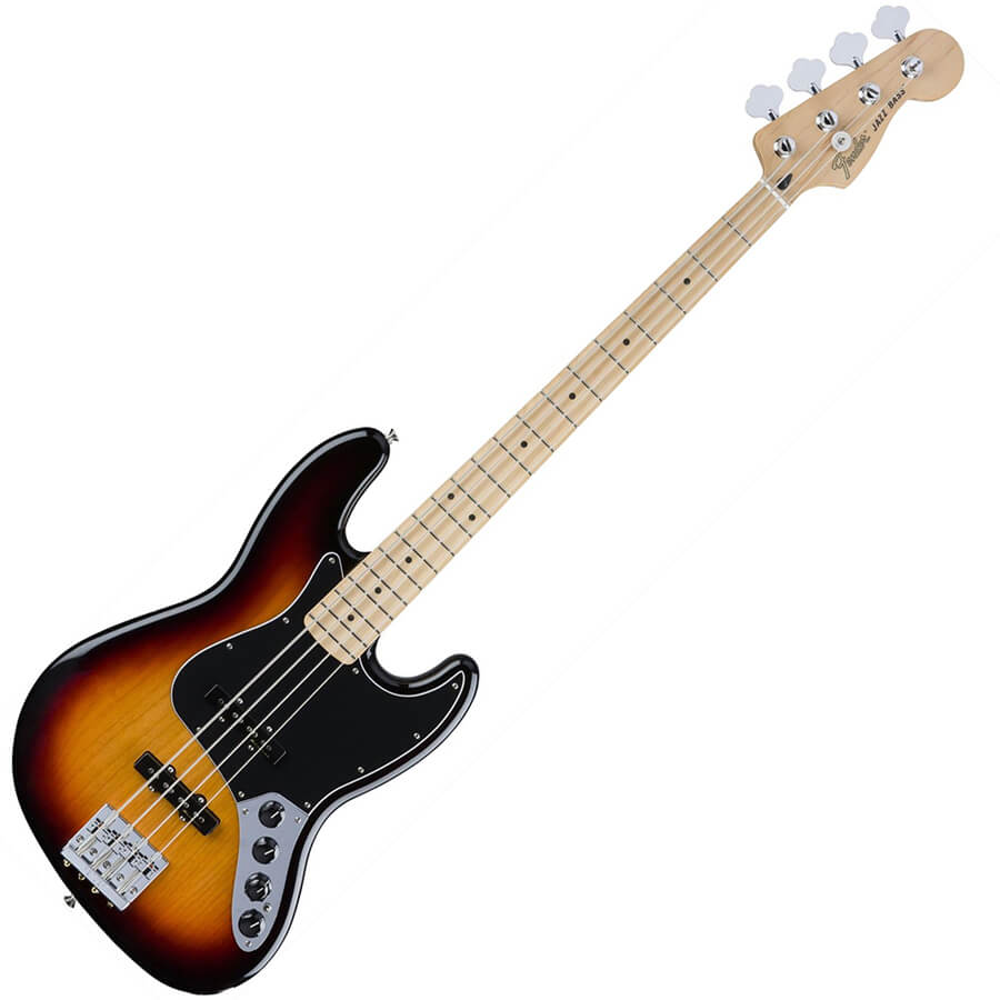 Fender Deluxe Active Jazz Bass Mn Color Sunburst Rich Tone Music