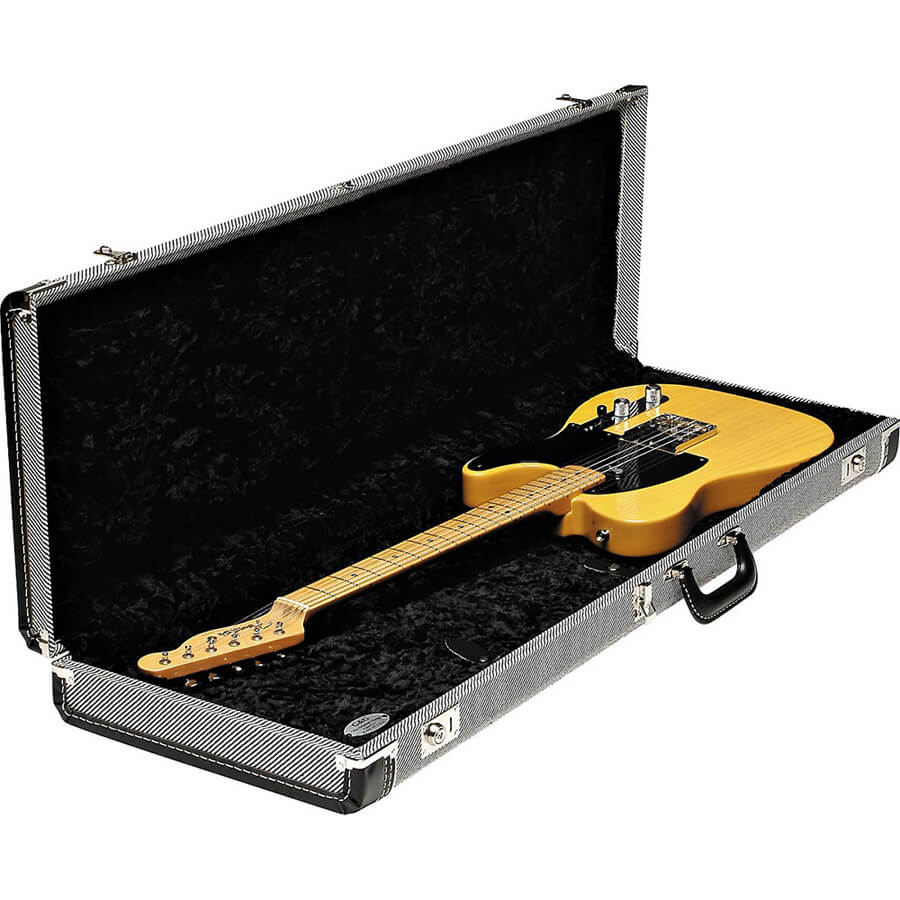 Fender Deluxe Strat/Tele Case Black Tweed Rich Tone Music