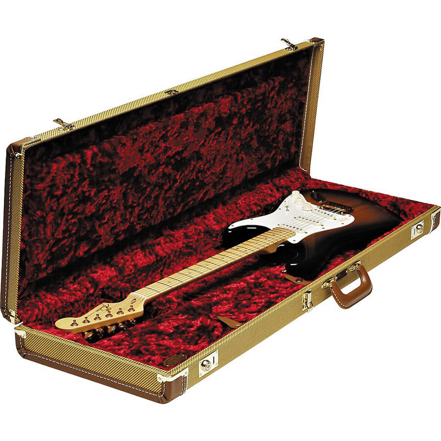 Fender Deluxe Strattele Case Tweed Rich Tone Music 