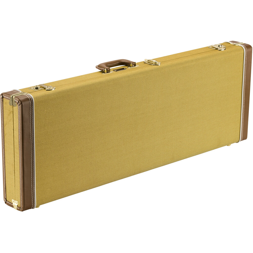 Fender Classic Series Wood Hard Case for Precision/Jazz Bass Tweed