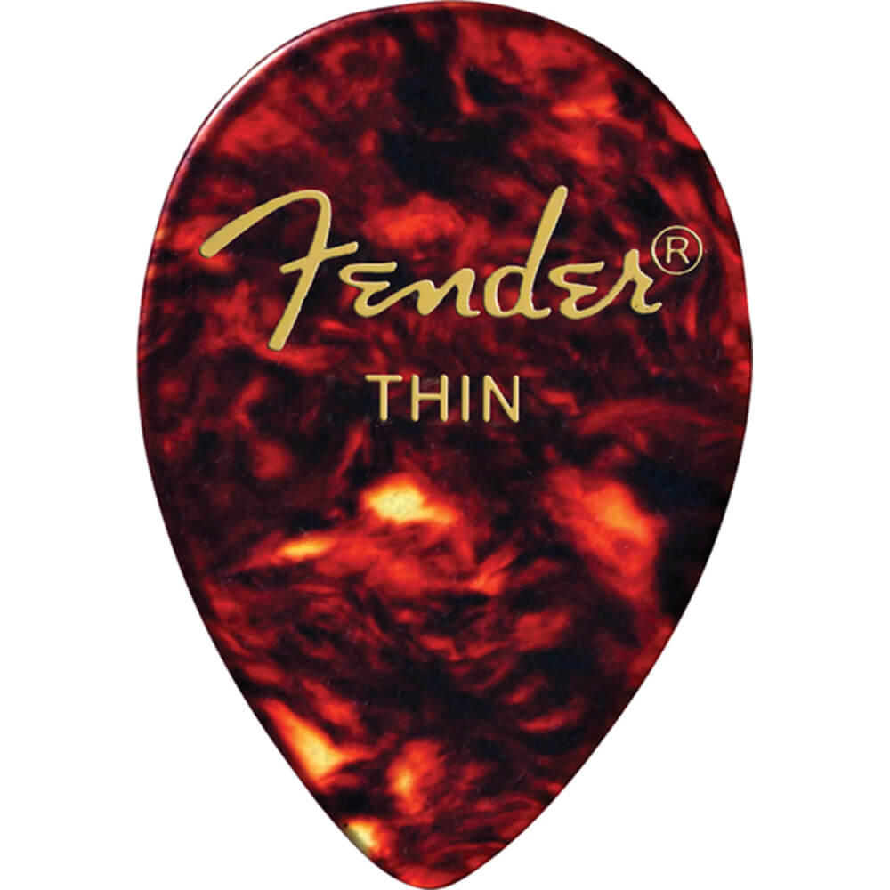 Fender 346 Shape Picks 1//2 Gross Shell Thin x72