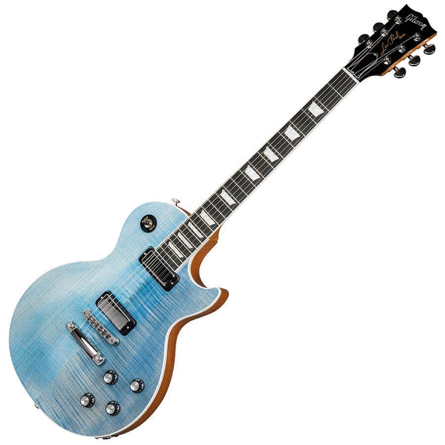 Gibson Les Paul Deluxe Player Plus Satin Ocean Blue Rich Tone Music 