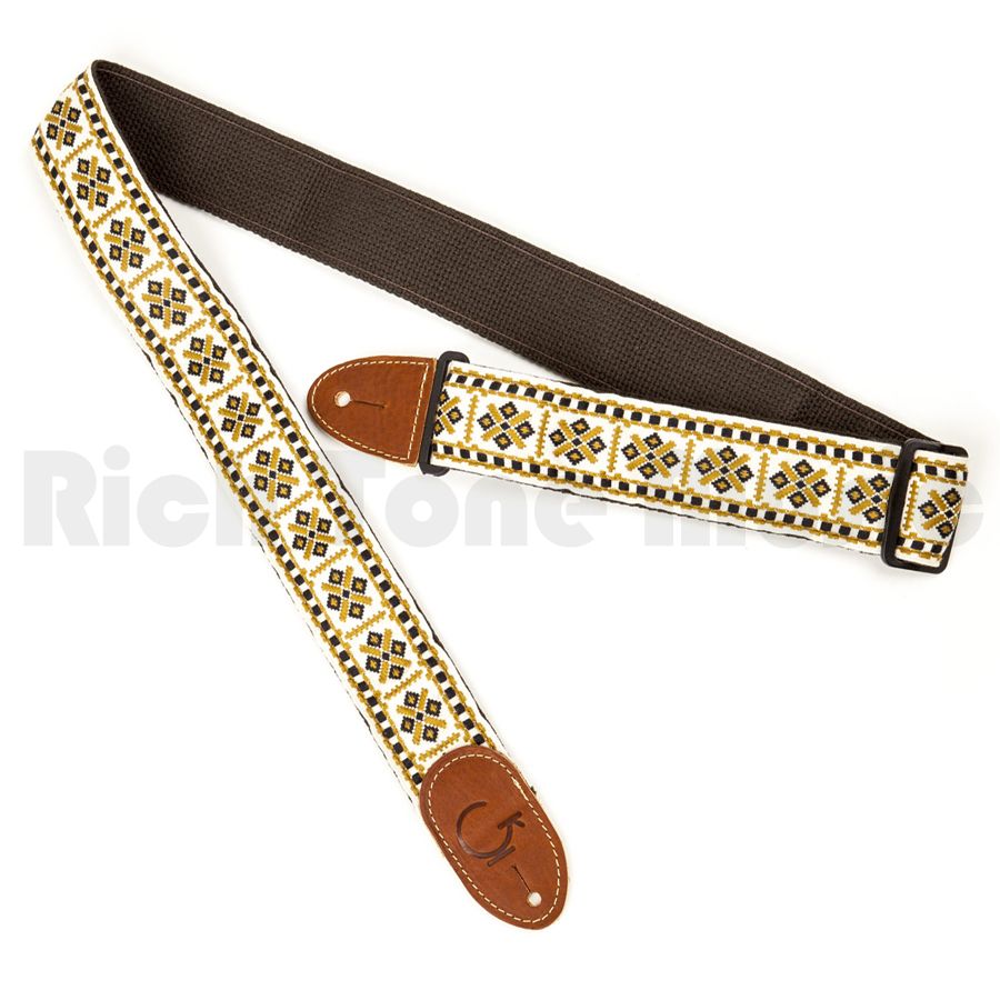 Gretsch Guitar Strap Diamond Brown End Rich Tone Music