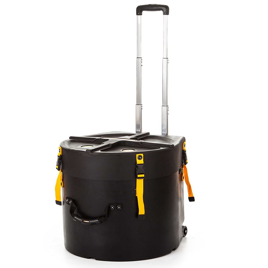 Hardcase Marching Band High Tension Snare Case with Wheels, 14 x 12