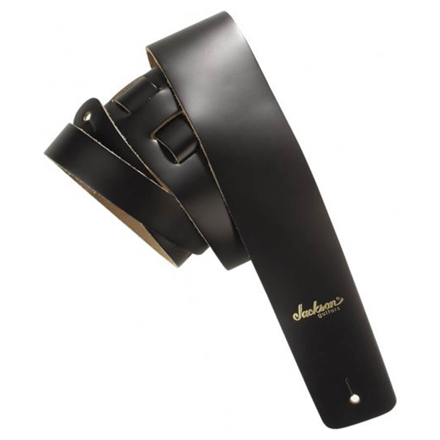 Black//Blue JACKSON Strap with Headstock Pattern