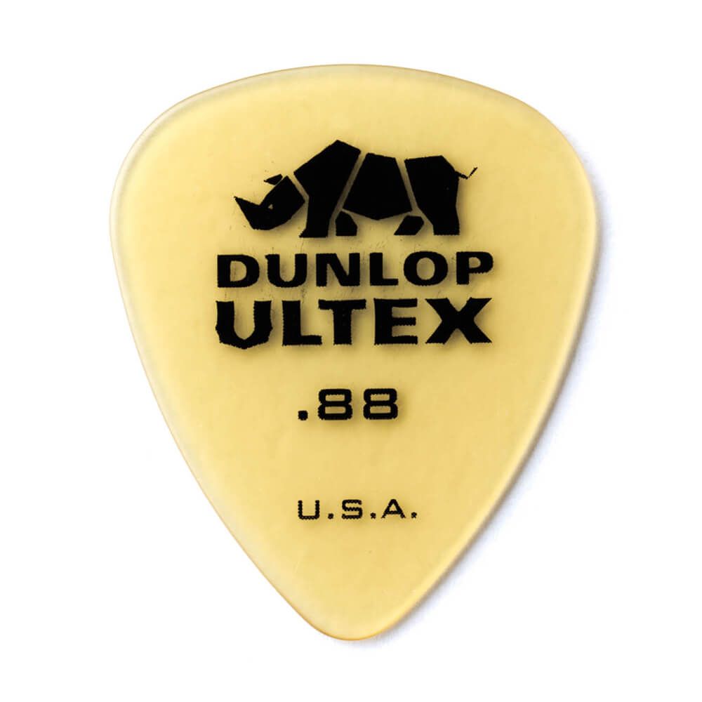 0.88mm Green In A Pick Tin 12 x Dunlop Tortex Sharp Guitar Picks Plectrums