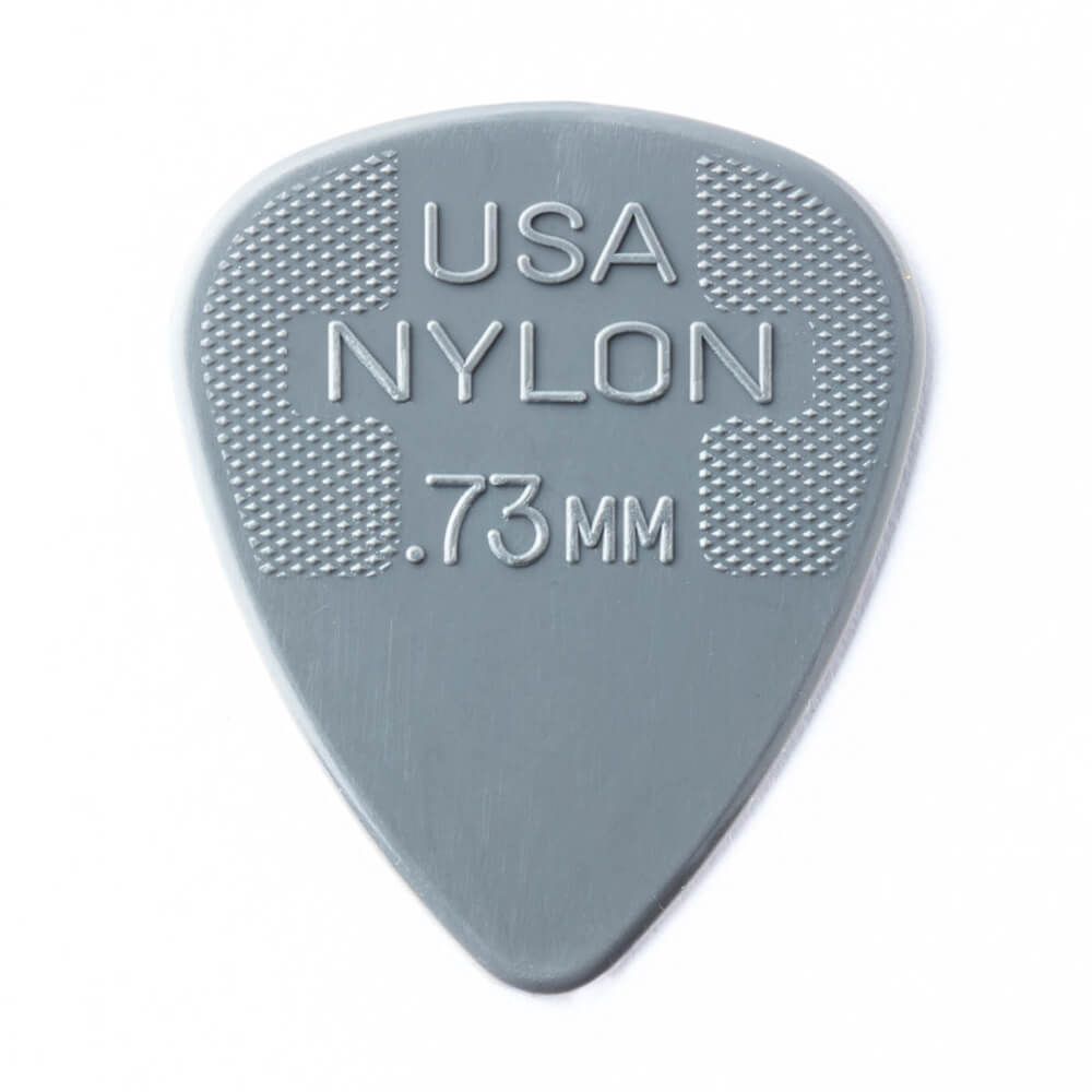 Jim Dunlop 44P Nylon Guitar Pick, .73mm, 12 Pack Rich Tone Music