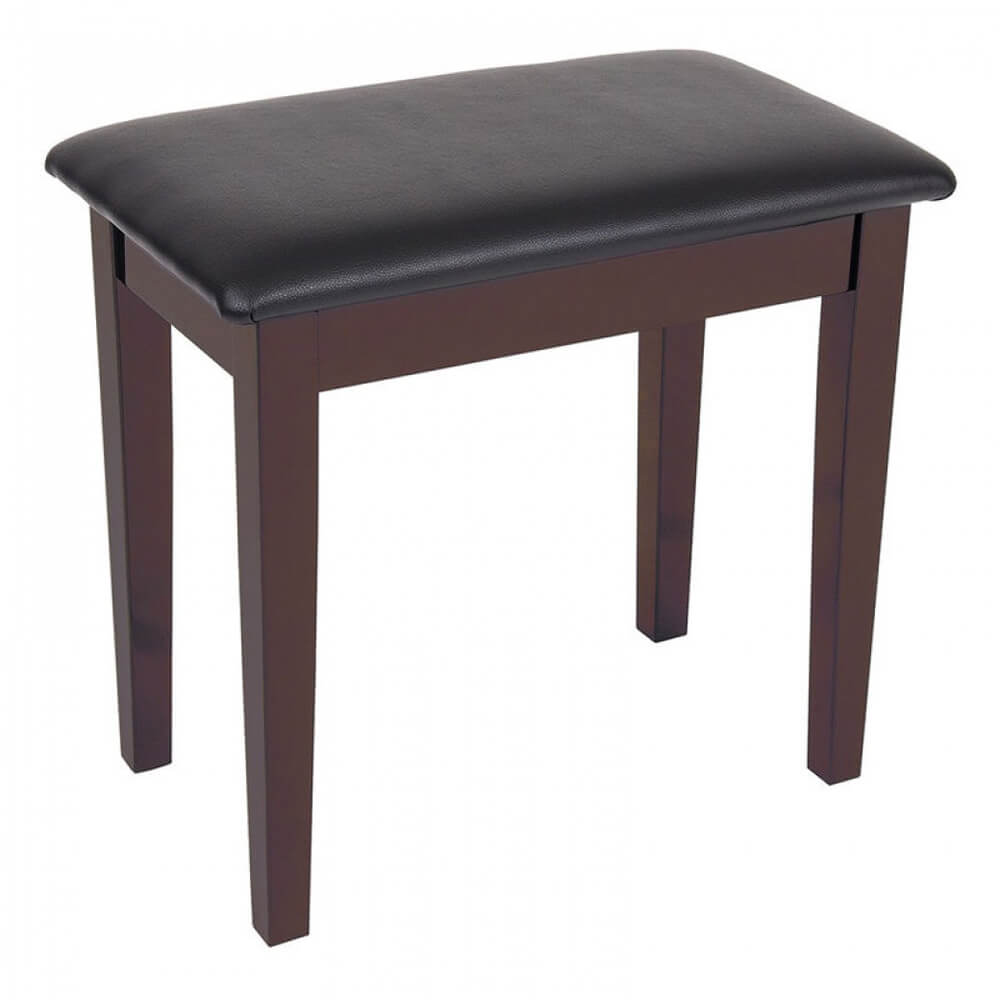 Kinsman Piano Bench with Storage - Satin Rosewood | Rich Tone Music