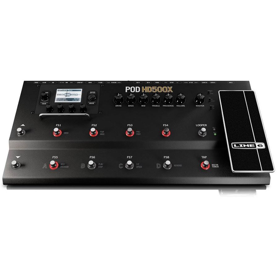 Line 6 Pod HD500X Guitar MultiEffects Processor Rich Tone Music